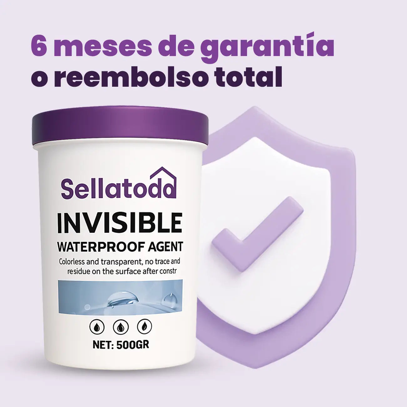 Sellatodo – Sellador Impermeabilizante Transparente de Alta Resistencia