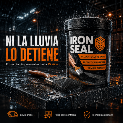 Iron Seal™ — Pintura Anticorrosiva Alemana 500g | Elimina el óxido sin lijar