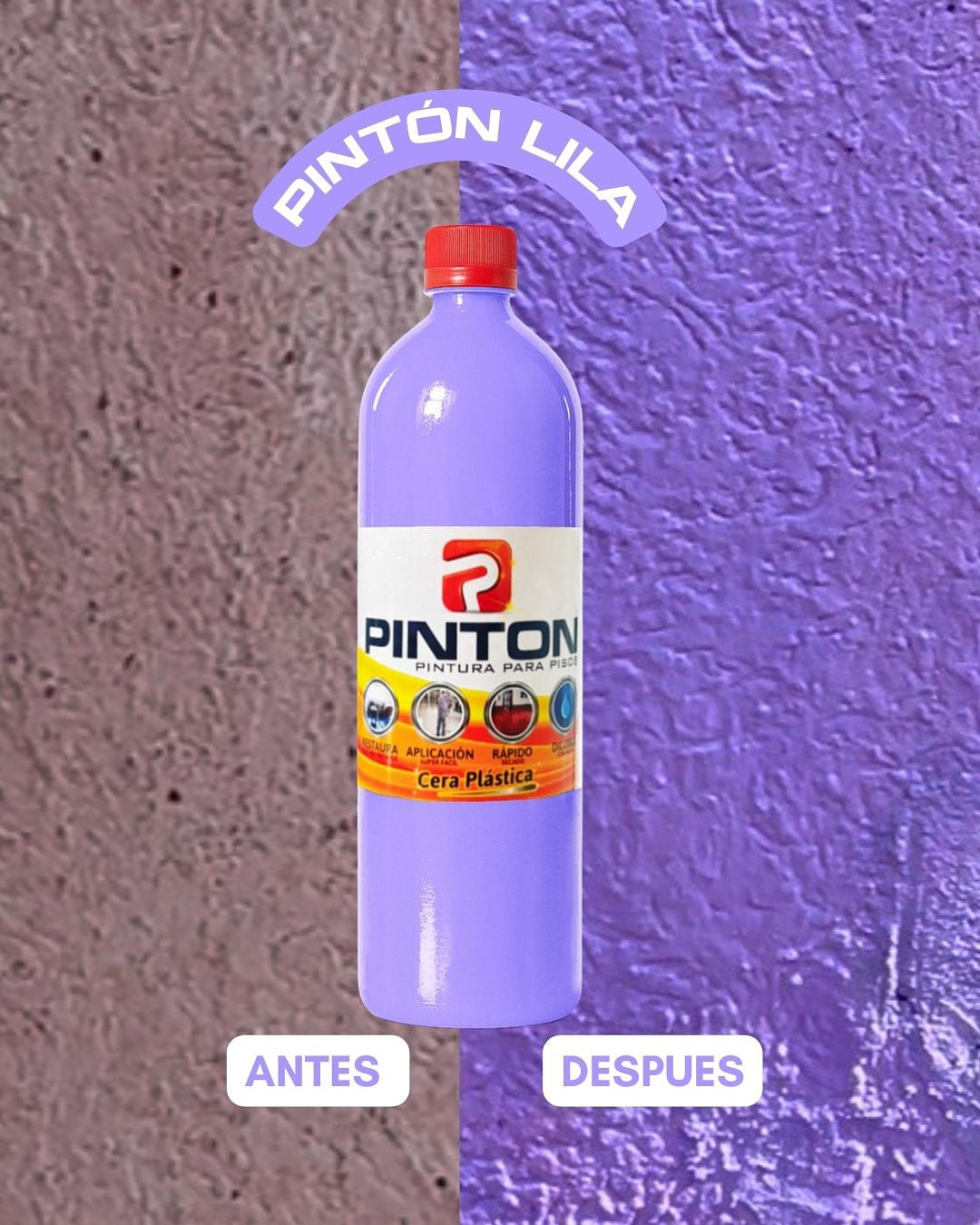 Pinton Efecto Pintura - Protege, colore y realza pisos