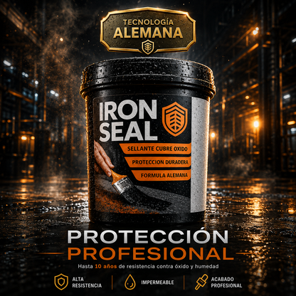 Iron Seal™ — Pintura Anticorrosiva Alemana 500g | Elimina el óxido sin lijar